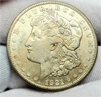 1921-S Morgan Silver Dollar Unc.