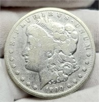 1890-CC Morgan Silver F