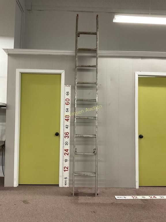 20ft Aluminum extension ladder.