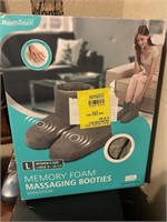 Health Touch Memory Foam Women's Massaging Booties