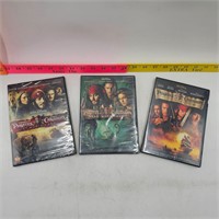 Pirates of the Caribbean DVDs (New)