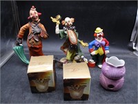 Clowns & Candle Holders