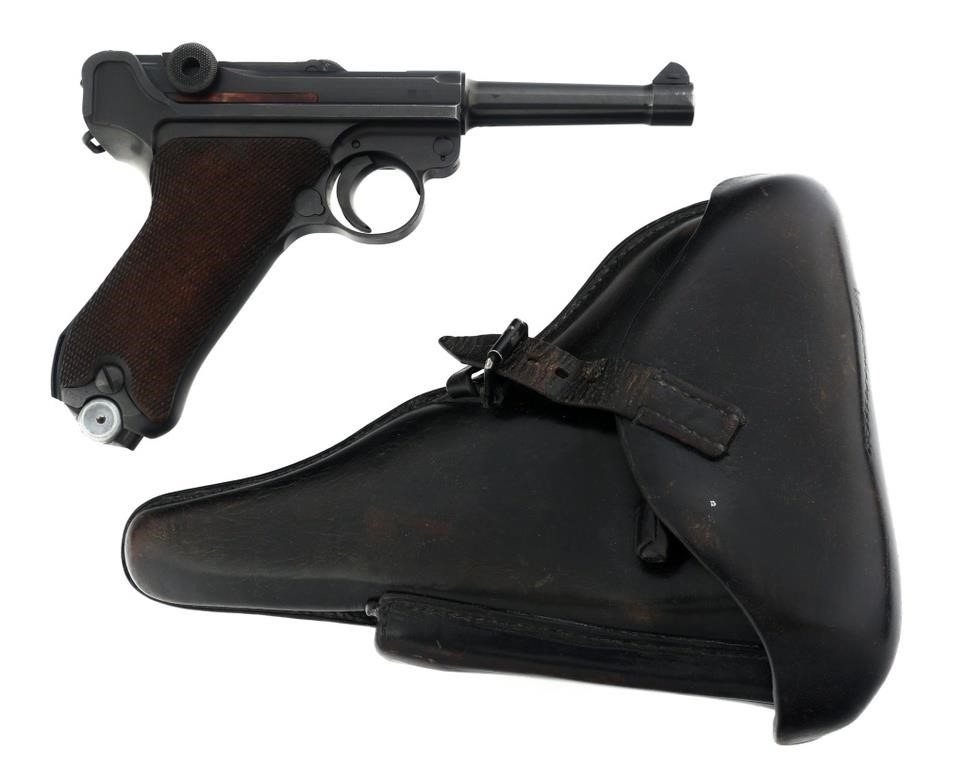 1940 GERMAN 42 MAUSER P08 9mm LUGER PISTOL
