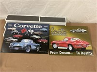 Vintage Corvette signs