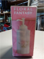 Floral Fantasy Hand Soap Dispenser Still In box