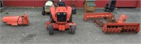 INGERSOLL 4016 RIDING MOWER W/ ATTACHMENTS