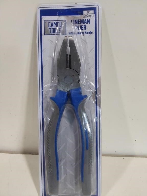 8" Insulated Lineman Pliers