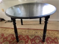 TABLE PAINTED BLACK 40" ROUND