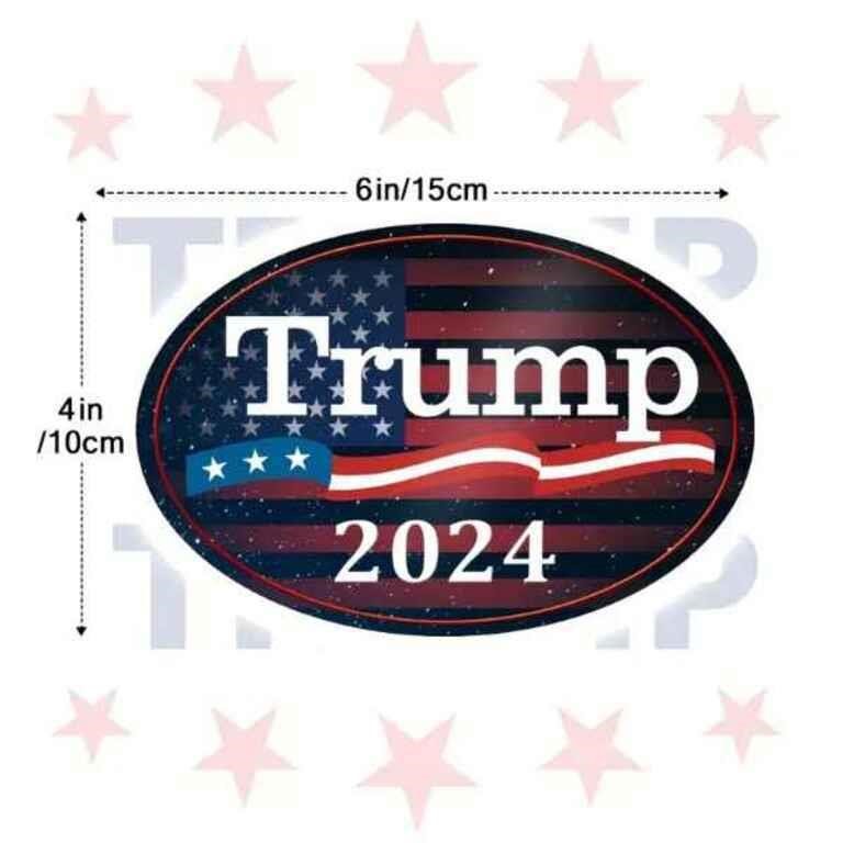 Trump 2024 Magnetic Decal NEW