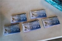 (5) 2001 US Uncirculated Coin Sets