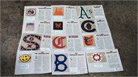 12 MLB Baseball Large Patch Collection