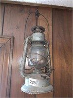 DIETZ OIL LAMP LITTLE WIZARD, #10 USA ON GLASS