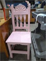 Pink Antique Chair