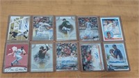 10 Various Autographed Baseball Cards