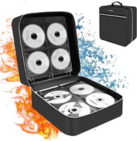 Tamfile 600 DVD Case  Fireproof CD Storage  Black