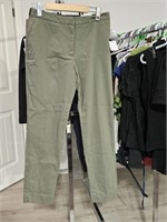 NWT Cleo Slim Ankle Olive Green Pencil Pants