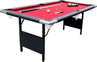 $440  Hathaway 6ft Portable Pool Table w/ Kit