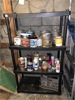 PLASTIC SHELVING (SHELF ONLY-NOT CONTENTS)