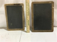 Slate Writing Board,  Wood Frame, Double Sided