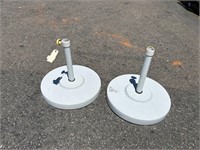 2pc Patio Umbrella Stand Bases Only