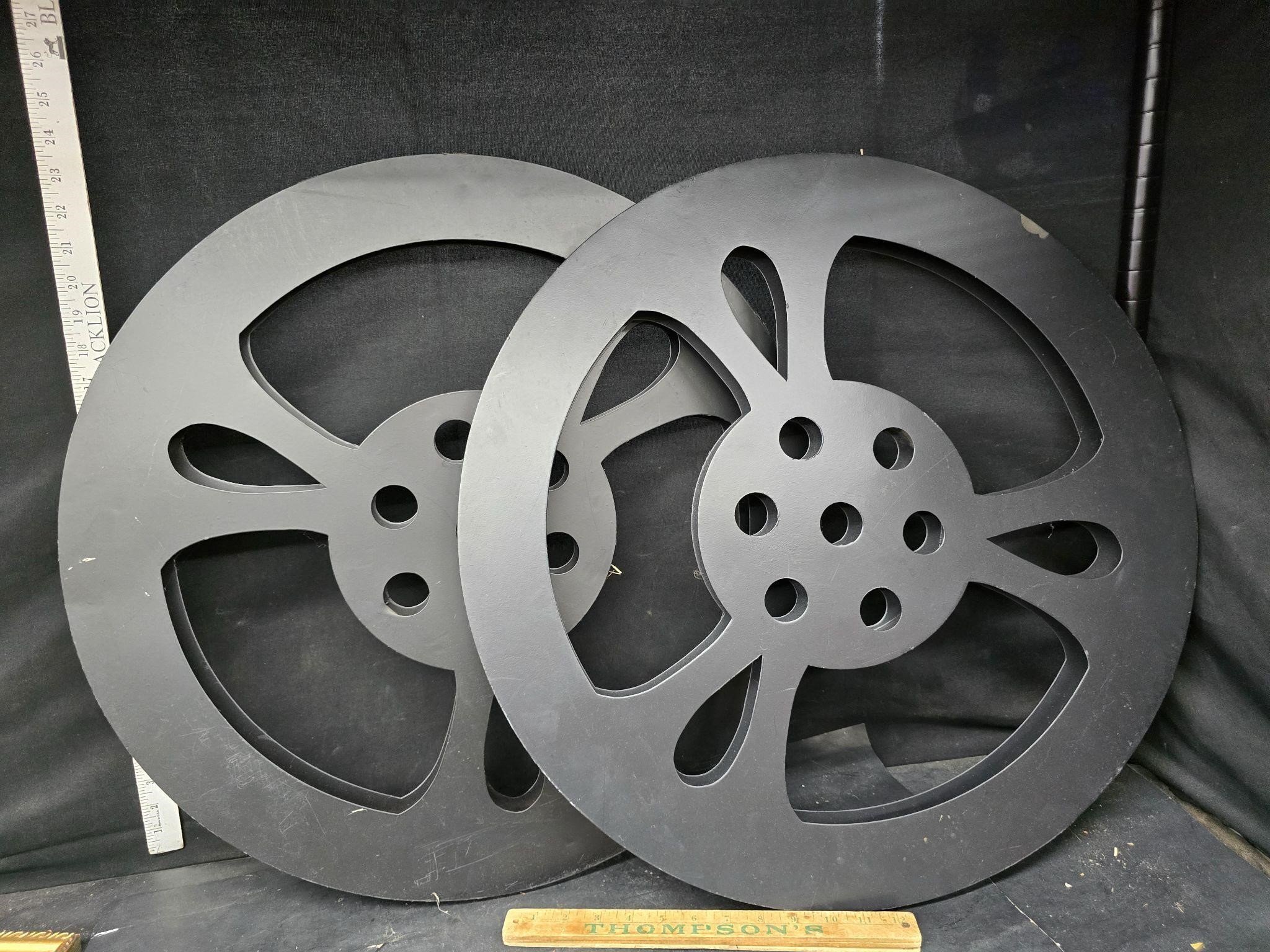 Decorative movie reels