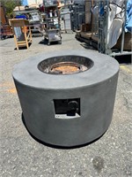 Round Concrete Fire Pit Table No Gas Lines