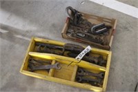 (2) Boxes Antique tools & wrenches