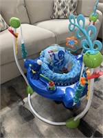 Baby Bouncer with Play Toys & Adjustable Height