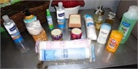 lot of ladies related cleaning,candles,bath & body