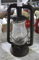 Lantern w/ glass chimney