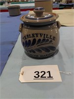 Vesleyville ND Covered Pottery Piece