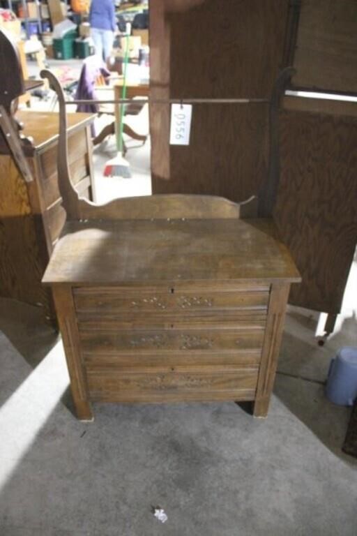 Wooden Commode/Washstand