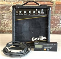 Gorilla GH-20C Amp and Boss Guitar and Bass Auto