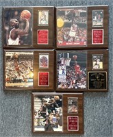 (5) Michael Jordan Basketball Card and Photo