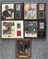 (5) Michael Jordan Basketball and Baseball Card