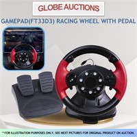 GAMEPAD(FT33D3) RACING WHEEL WITH PEDAL