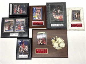 Michael Jordan Basketball Card Plaques 10” x 8”
