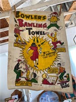 20” x 15” Vintage Bowlers Bawling Towel