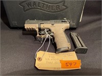 Walter p 22 lr pis,2 mags,ic