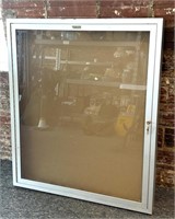 Locking Display Cabinet Aluminum and Glass 36” x