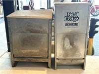 (2) Metal Dog Feeders 19.5” Tall and Smaller