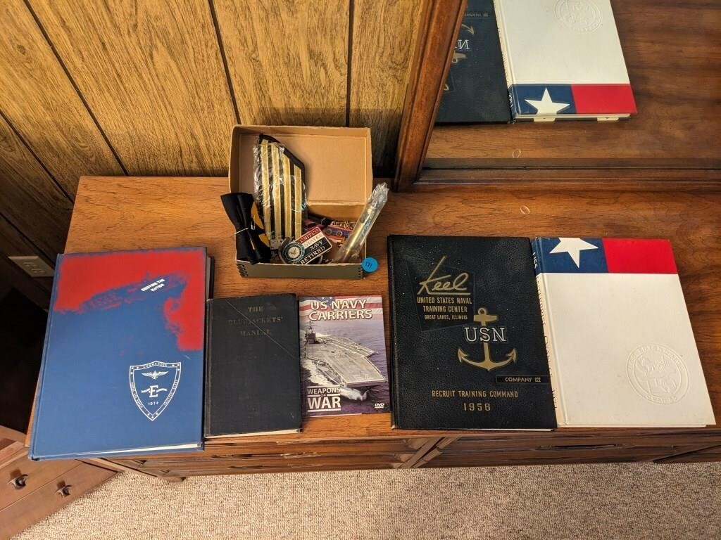 Navy Memorabilia   (Master Bedroom)