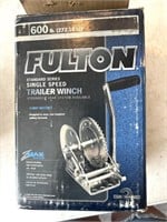 Fulton Single Speed Trailer Winch