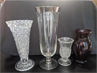 Glass Vase Lot (Living Room)