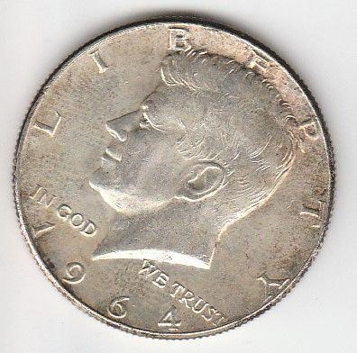 US 1964 P 90% Kennedy 1/2 Dollar