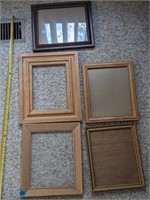 Five Wooden Frames   (Living Room)