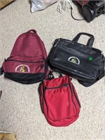 Two Backpacks & Laptop Carrying  Case  (Back