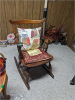 Small Wooden Rocking Chair  (Back Room)
