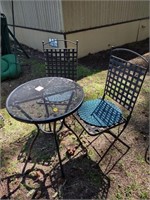 Outdoor Table W/ Two Chairs (Shed 1)