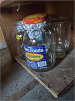 Four Large Glass Jars (Shed 1)